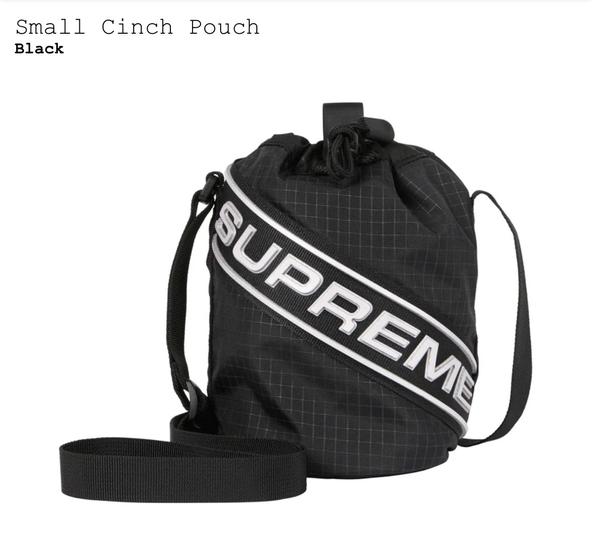 Supreme Small Cinch Pouch (Copy) (Copy)