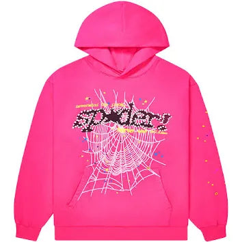 Sp5der pink v2 hoodie